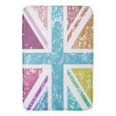 ユニオ動揺してン国旗数々のの色 バスマット (正面縦)