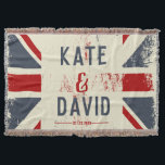 ユニオ動揺してン・ジャック・カップルの名結婚前のプレゼント スローブランケット<br><div class="desc">英国動揺して国グランジ旗ユニオンのジャックレトロスタイル結婚の記念日(またはあなたの大事な行事)新郎新婦の名前と日付とカスタムのブランケット結婚。(1)更なるカスタマイズのためクリックには、「カスタマイズ」ボタンを使用し、このテンプレートを変更するために当社のデザインツールを使用する。全ての文字スタイル、色、サイズはニーズに合わせて変更できもしる。(2)必要な救済アイテムは合わせ連絡て欲しい。</div>