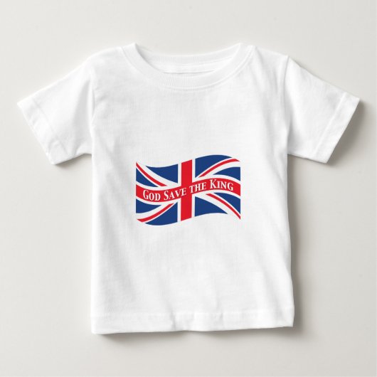 ユニオ救ン・ジャックと王の神 ベビーTシャツ (正面)