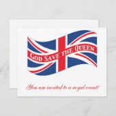 ユニオ救ン・ジャックの女王なる神 招待状 (正面/裏面)