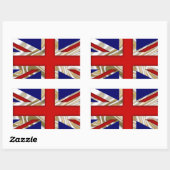 ユニオ王室のン国旗 – 素晴らしイギリス 長方形シール (シート)