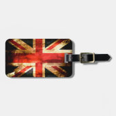ユニオ素朴ン・ジャッ素晴らしクイギリス国旗 ラゲッジタグ (正面横)