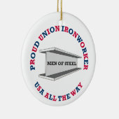 ユニオ誇りを持ったン製鉄工 セラミックオーナメント (右)