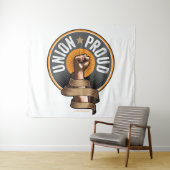 ユニオ誇りを持ったン タペストリー (インサイチュ(横))