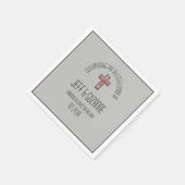 ユニオ賛美ン結婚のナプキンス スタンダードカクテルナプキン (角)