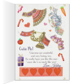 ユニカスタムコーン紙人形クリスマスカード (内側 (右))