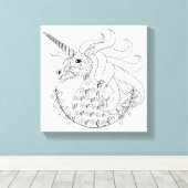 ユニクインスパイアロン キャンバスプリント (インサイチュ (ウッドフロア))