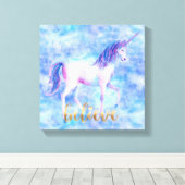 ユニク信じロン キャンバスプリント (インサイチュ (ウッドフロア))