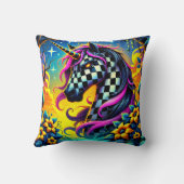 ユニク市松模様にロン クッション (裏面)