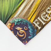 ユニク色彩の鮮やかロン フリースブランケット (角)