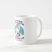 ユニコおもしろいーン コーヒーマグカップ (正面右)