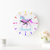 ユニコカラフルーン ラージ壁時計 (ホーム)