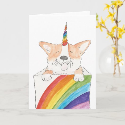 ユニコルギカード カード (黄色い花)