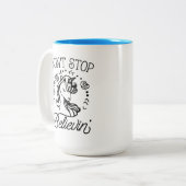 ユニコーストップンマグを信じないで ツートーンマグカップ (正面左)