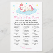 ユニコーンあなたの財布ゲームの中に何があるか (正面)