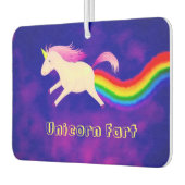 ユニコーンおもしろいがレインボーカーエアコンをファリング カーエアーフレッシュナー (左)