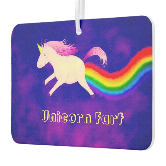 ユニコーンおもしろいがレインボーカーエアコンをファリング カーエアーフレッシュナー (左)