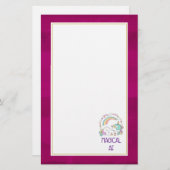 ユニコーンおもしろいことわざマジカルAF 便箋 (正面/裏面)