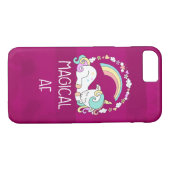 ユニコーンおもしろいことわざマジカルAF Case-Mate iPhoneケース (裏面(横))