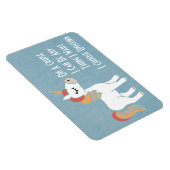 ユニコーンおもしろいクルーズシップ客室ステートルームドア マグネット (右側)