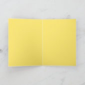 ユニコーンおもしろいコーングリーティングカード カード (内部)