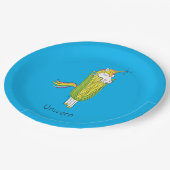 ユニコーンおもしろいコーン紙プレート ペーパープレート (アングル)