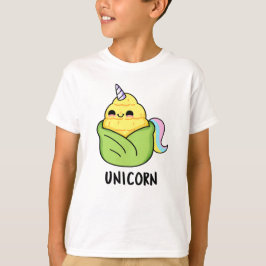 ユニコーンおもしろいベビーコーンプン Tシャツ