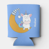 ユニコーンおもしろい名前をカスタムする缶クーラー 缶クーラー (裏面)