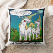 ユニコーンおもしろい接着用大綿装飾用クッション クッション (ブランケット)