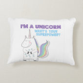 ユニコーンおもしろい超大国 アクセントクッション (裏面)