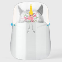 ユニコーンおもしろい顔シールド澄ん顔シールド