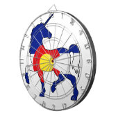 ユニコーンおよびコロラド州! ダーツボード (正面右)