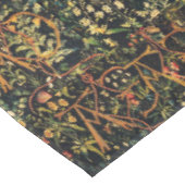 ユニコーンおよびゴシック様式ファンタジーの花の花のモチーフ テーブルクロス (アングル)