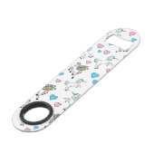 ユニコーンおよびペガソスのハートのバーの鍵 スピード栓抜き (正面アングル)