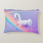ユニコーンおよび虹 アクセントクッション (裏面)
