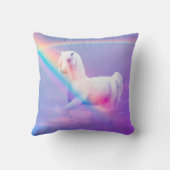 ユニコーンおよび虹 クッション (裏面)