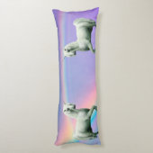 ユニコーンおよび虹 ボディピロー (裏面 (縦))