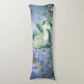 ユニコーンおよび蝶 ボディピロー (正面縦)