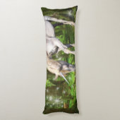 ユニコーンおよび蝶 ボディピロー (裏面 (縦))