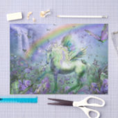 ユニコーンおよび蝶 薄葉紙 (クラフト)