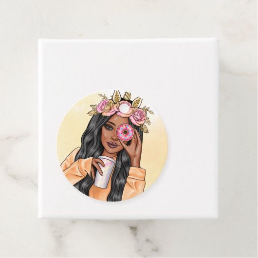 ユニコーンお洒落ドヌガール誕生日 フェイバータグ (インサイチュ)