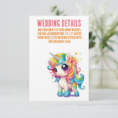 ユニコーンお洒落マジカルピ結婚ンク詳細 エンクロージャーカード (スタンド正面)