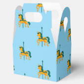 ユニコーンお洒落回転木馬ベビーシャワー フェイバーボックス (オープン)