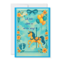 ユニコーンお洒落回転木馬ベビーシャワー