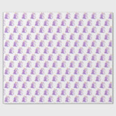 ユニコーンお洒落誕生日 ラッピングペーパー (フラット)