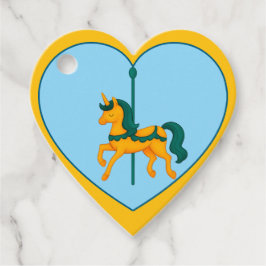 ユニコーンお洒落赤ちゃんシャワー フェイバータグ