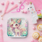 ユニコーンお洒落赤ちゃんシャワー ペーパープレート (パーティー)