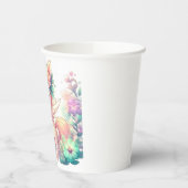 ユニコーンお洒落赤ちゃんシャワー 紙コップ (左)