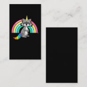 ユニコーンかわいい虹の動物 名刺 (正面/裏面)
