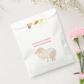 ユニコーンかわいらしカスタムバースデーパーティーのバッグ フェイバーバッグ (封をした状態)